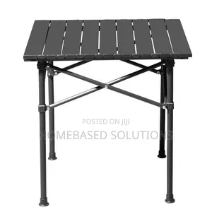 Metallic Foldable Portable Camping Table