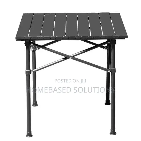 Metallic Foldable Portable Camping Table