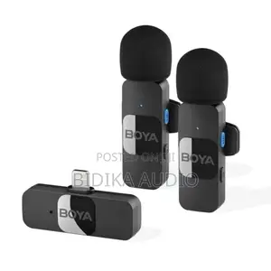 Boya BY-V2 Dual Wireless Lavalier Microphone for iPhone, iPod (iOS)