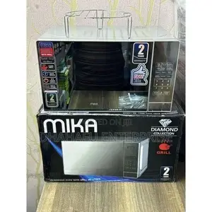 Mika Microwave Oven With Grill 20L – 1000W Digital, Silver