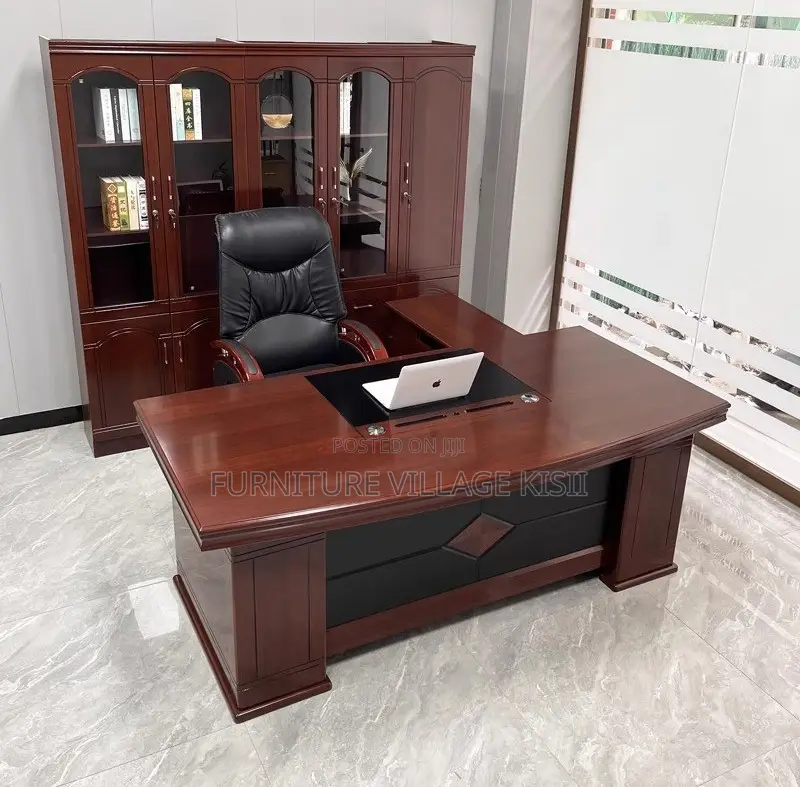 Office Desk; Mahogany Advanced Executive 120cm Desk