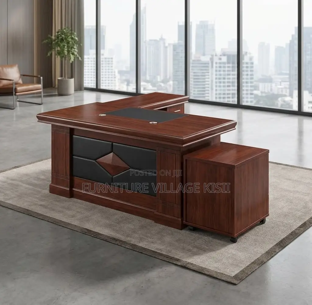 Office Desk; Mahogany Advanced Executive 120cm Desk