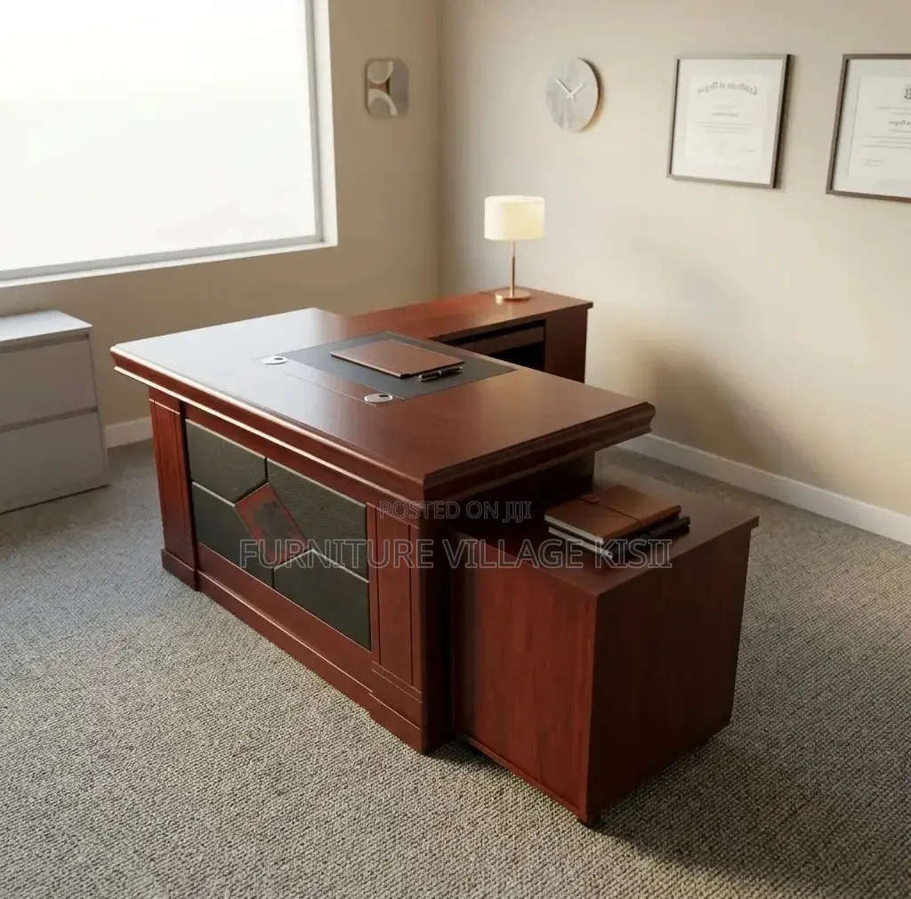 Office Desk; Mahogany Advanced Executive 120cm Desk
