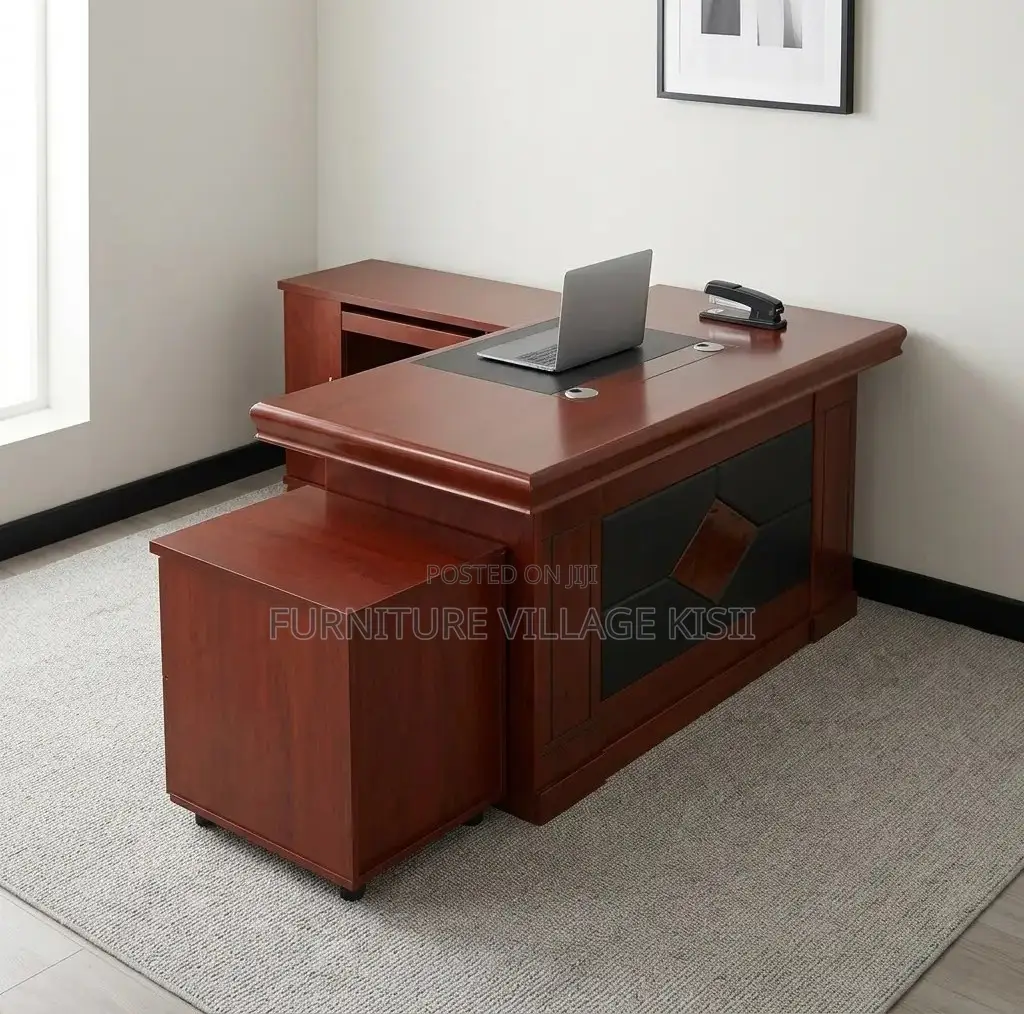 Office Desk; Mahogany Advanced Executive 120cm Desk