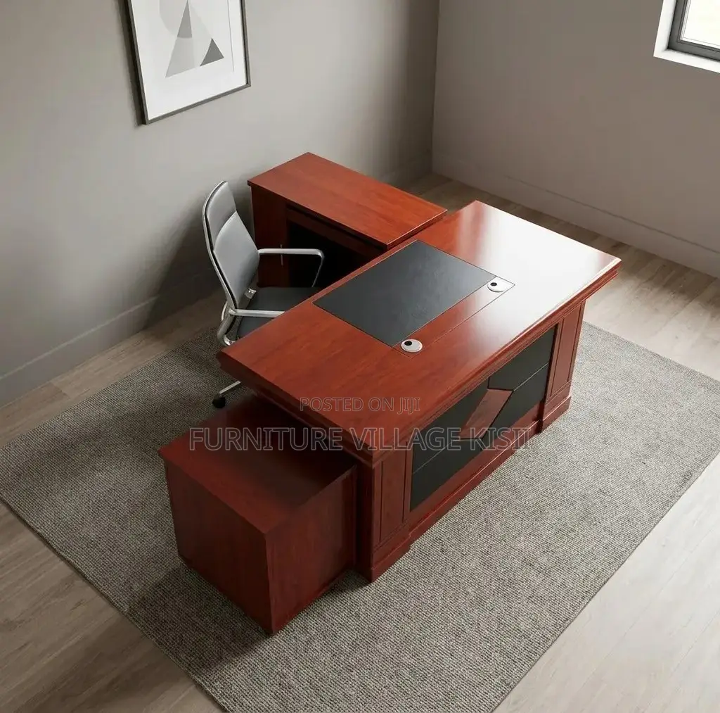 Office Desk; Mahogany Advanced Executive 120cm Desk