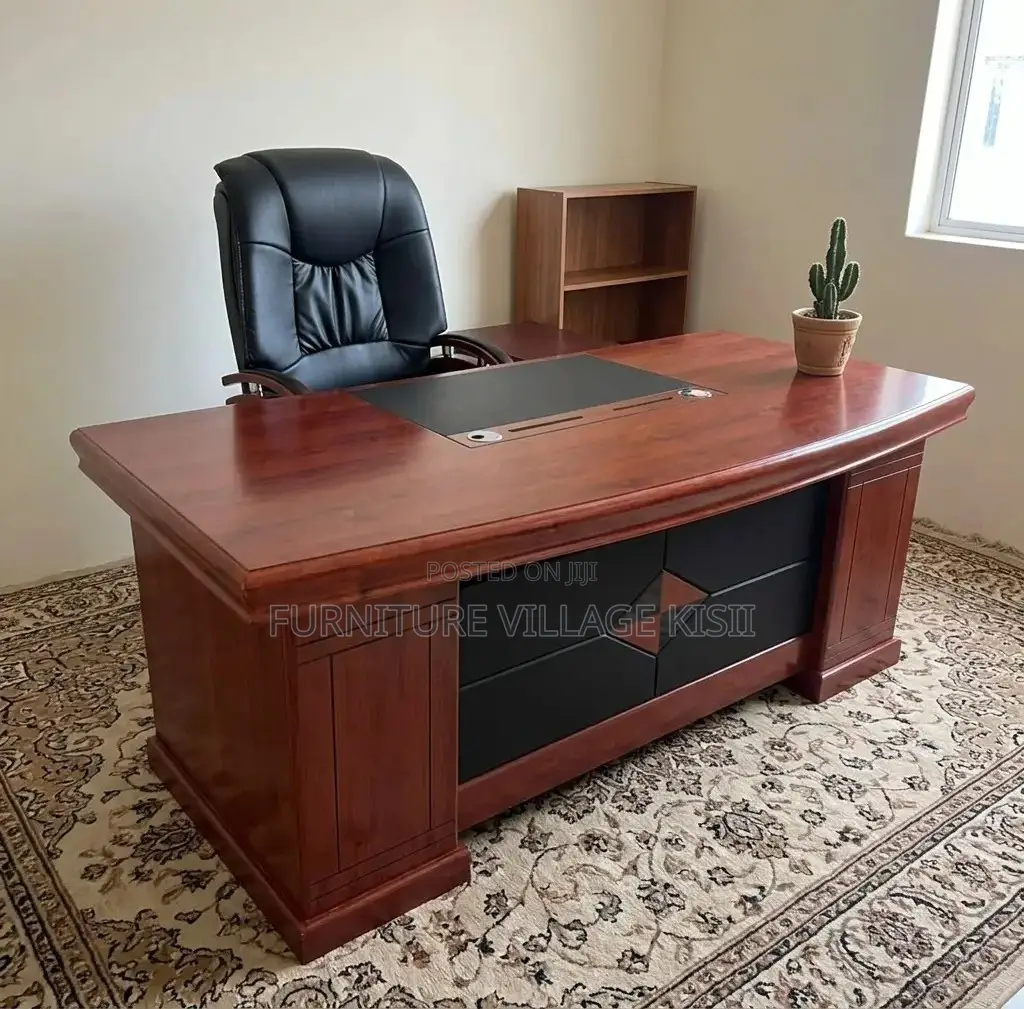Office Desk; Mahogany Advanced Executive 120cm Desk