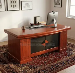 Office Desk; Mahogany Advanced Executive 120cm Desk