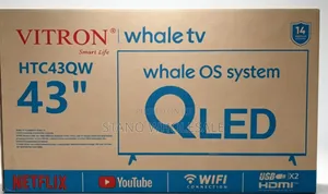 Vitron 43inches Whale Qled TV