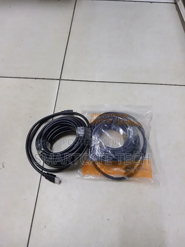 HDMI Cable 10m Black 1080p Full HD High-Speed Connection