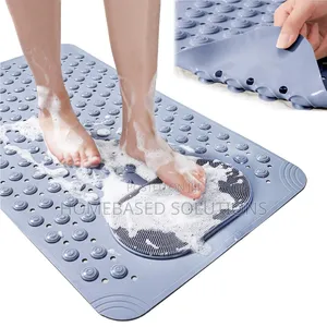 45x60cm Antislip Bathroom Mat With Foot Scrub