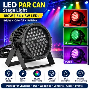 Led Par Can Stage Light 180w RGBW Dmx512