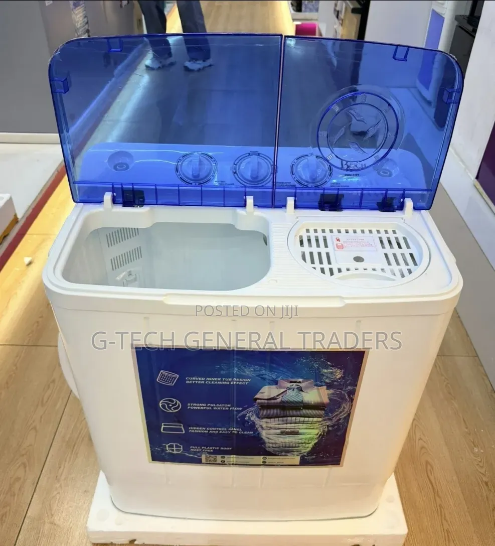 Roch 7kgs Top Load Twin Tub Semi Automatic Washing Machine