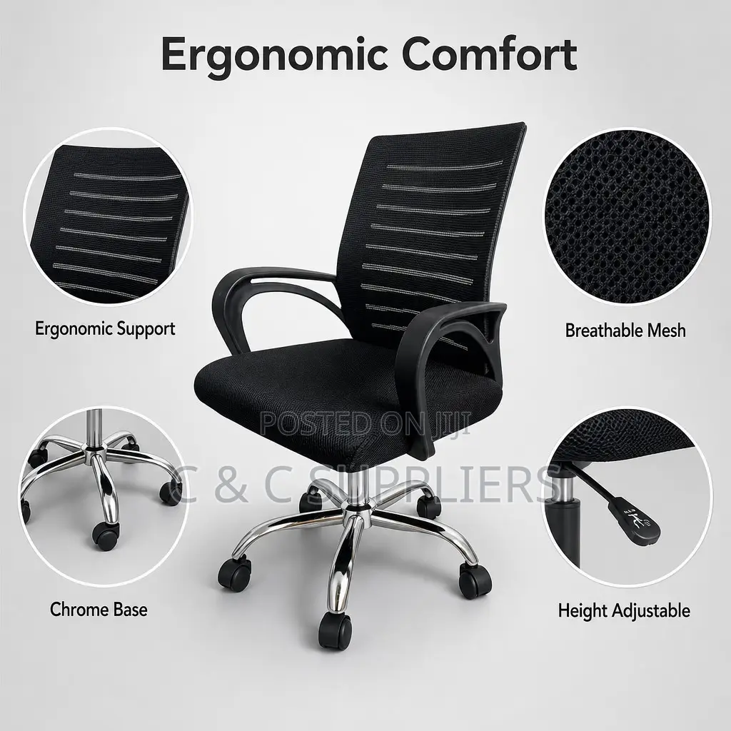 Executive Mid Back Computer Armchair