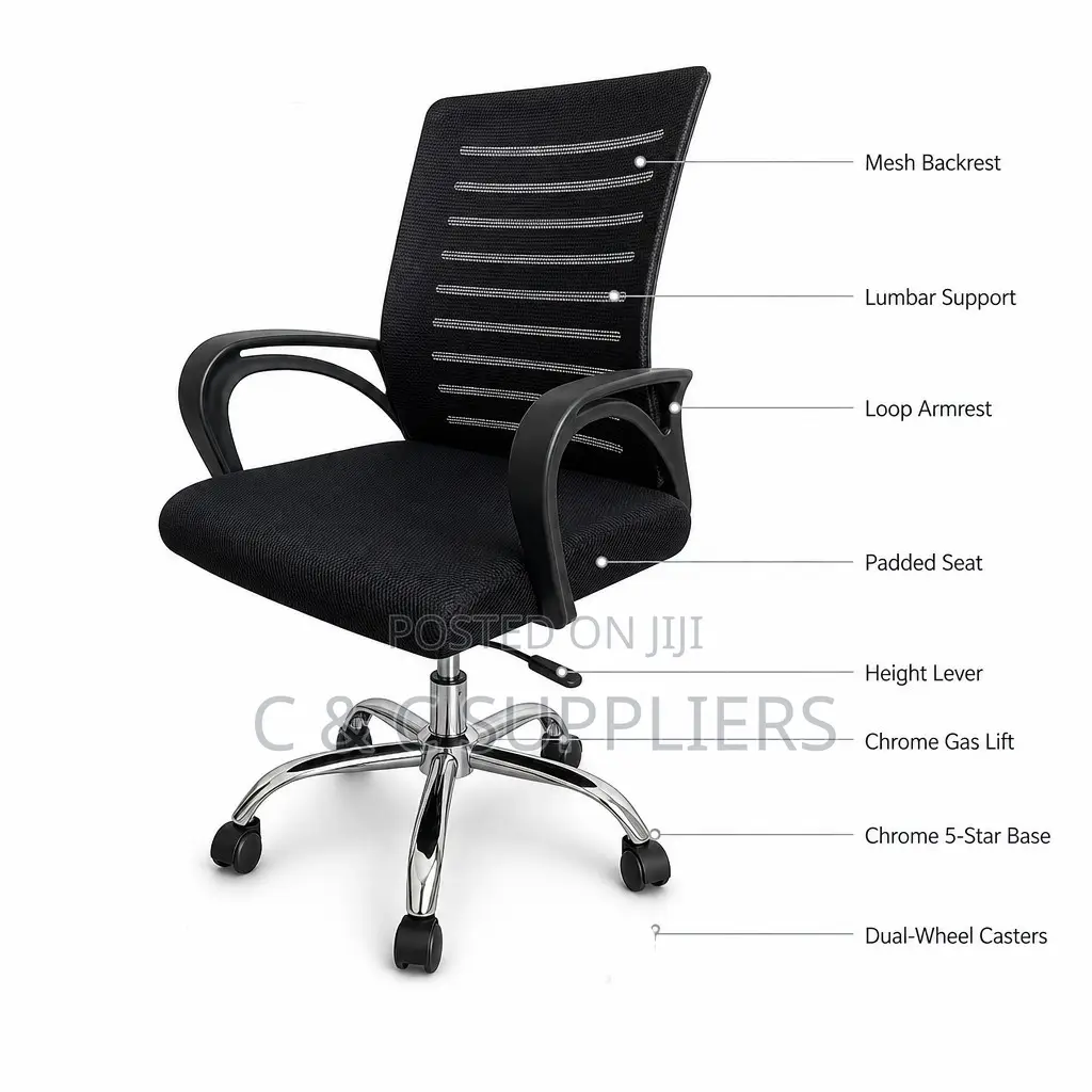 Executive Mid Back Computer Armchair