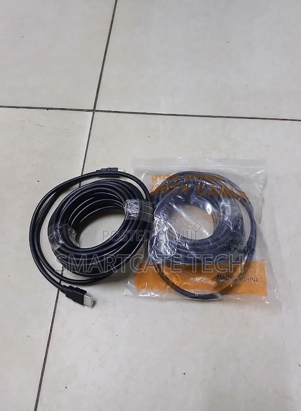 10m HDMI Cable Black 1080p Full HD High-Speed Transmission