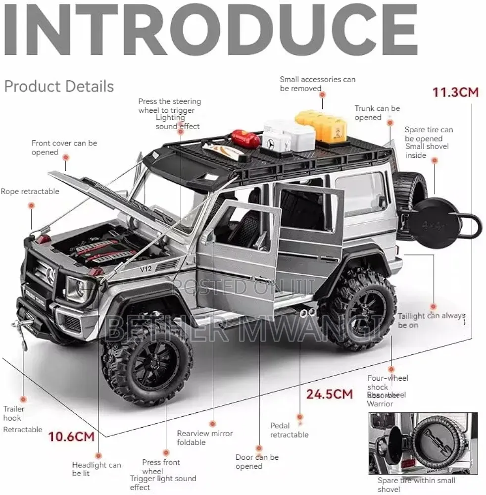 Brabus G550 Adventure Diecast Car Kenya