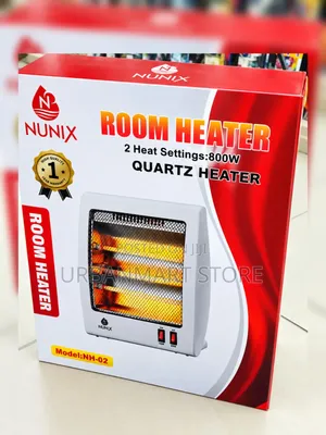Brand New Nunix 800W Electric Room Heater With 2 Heat Levels