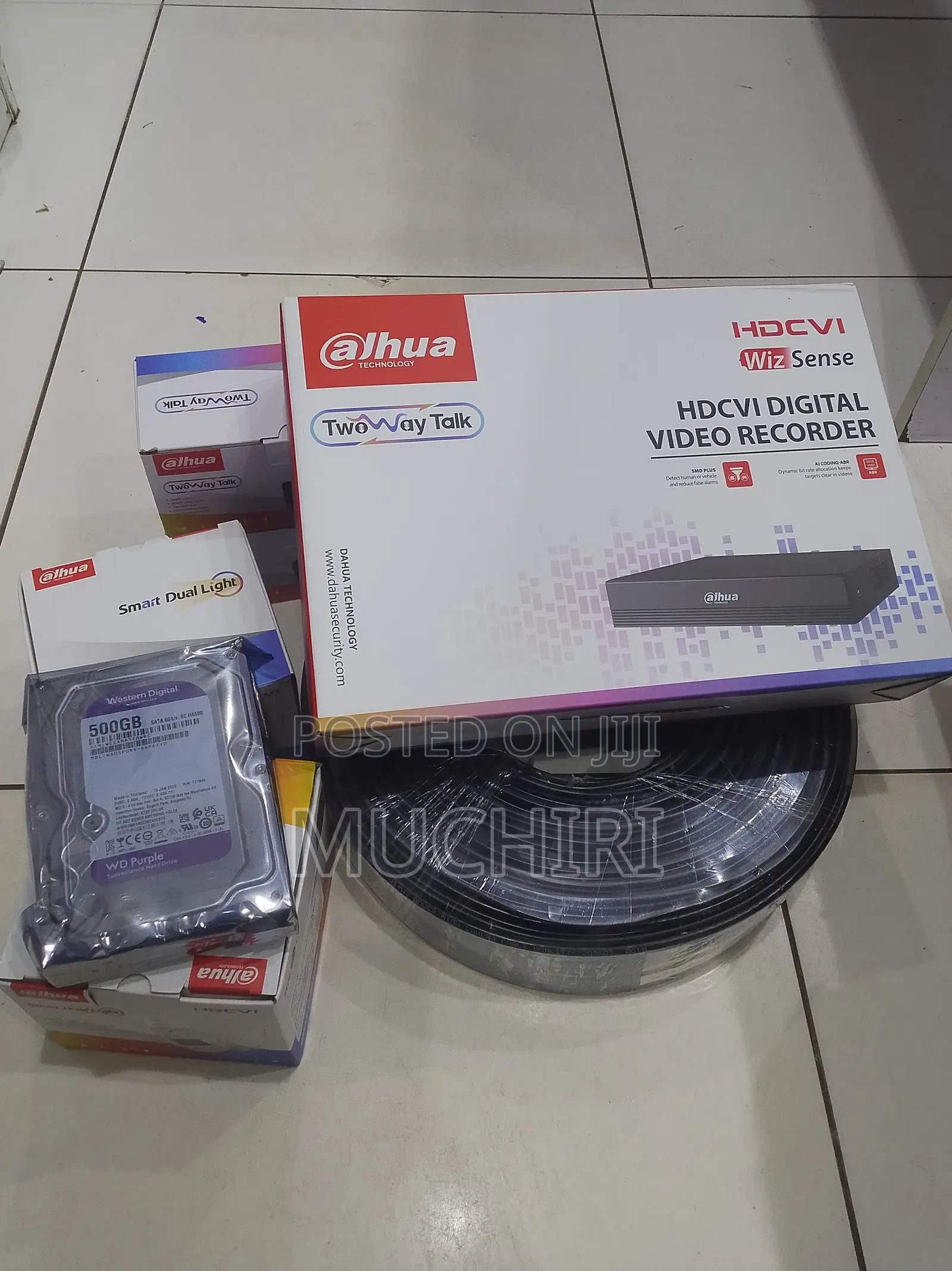 Dahua 4 Channel CCTV Security Kit With Full Color Night Surveillance