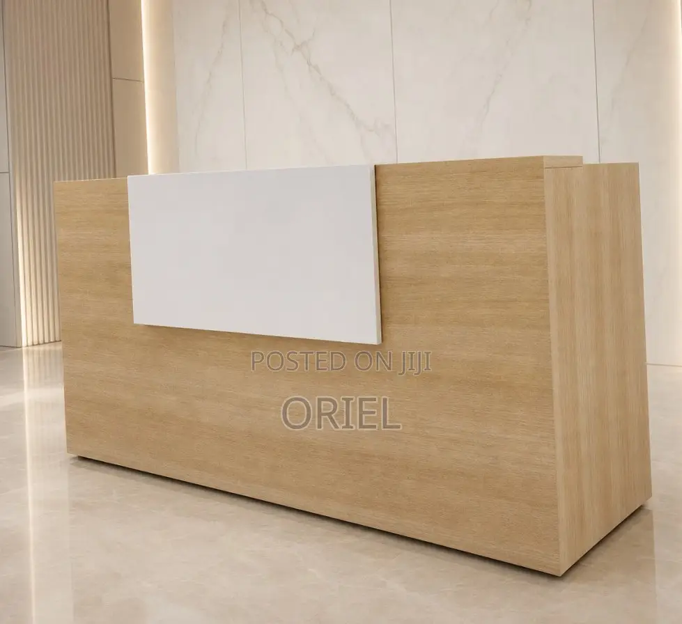 1.6M Office Reception Desk : Front Reception Counter Table
