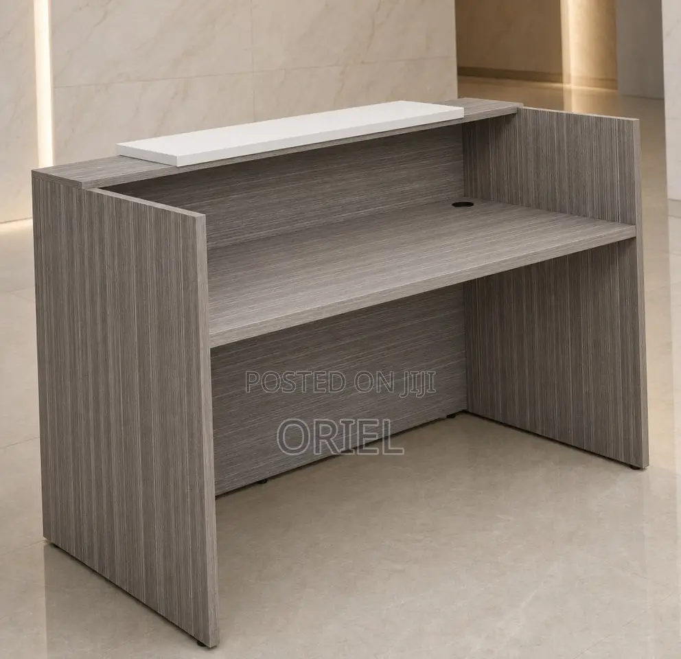 1.6M Office Reception Desk : Front Reception Counter Table
