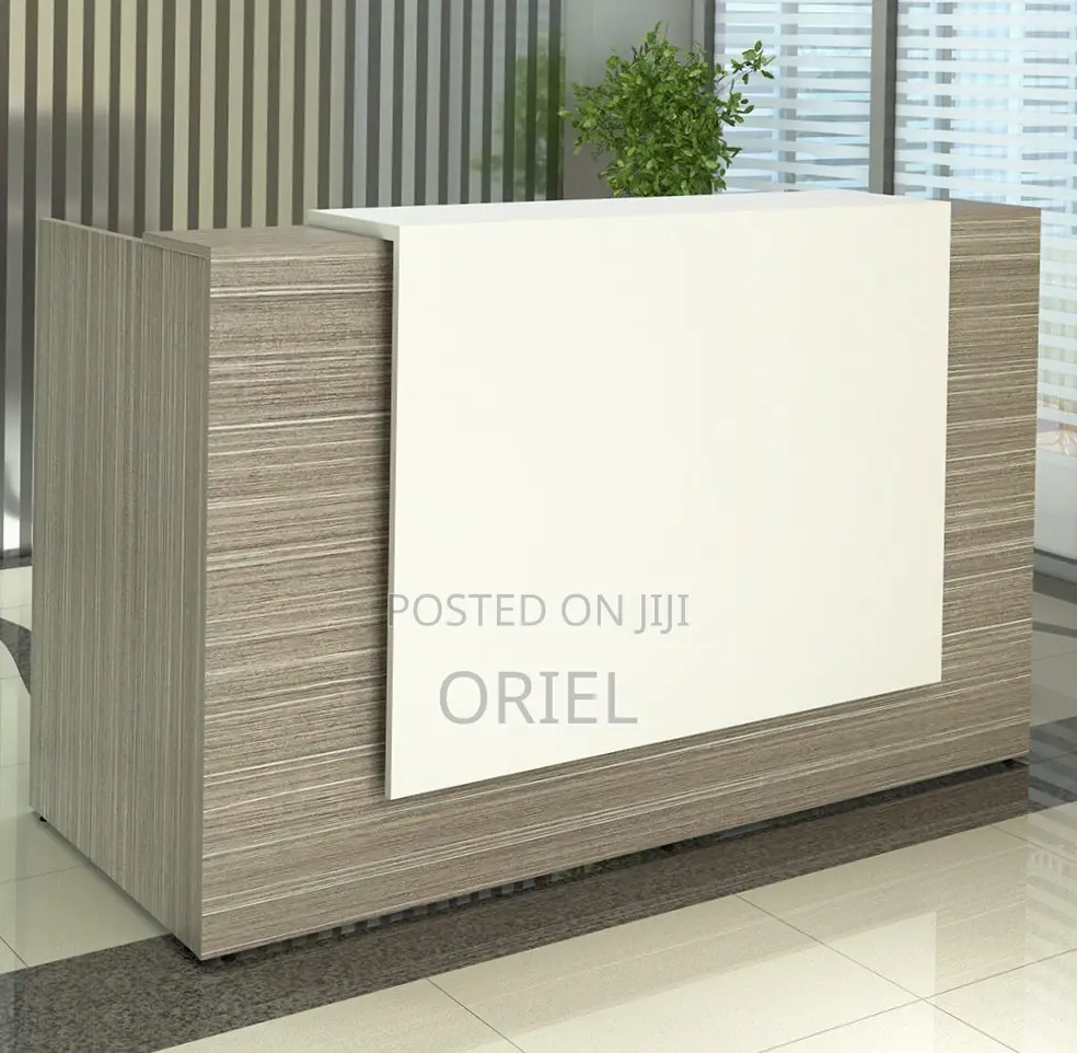 1.6M Office Reception Desk : Front Reception Counter Table