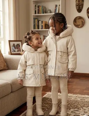 2-5 Yrs Girls Fleece Lined Winter Coats