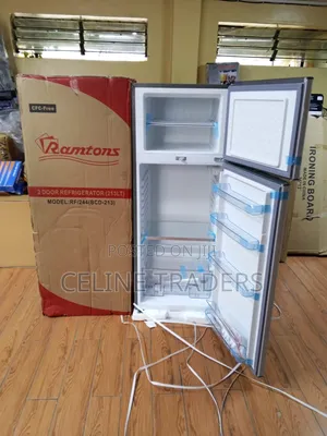 Silver Ramtons 2-Door Refrigerator 213l