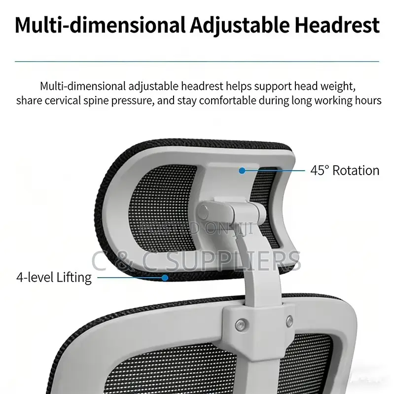 High Back Staff Mesh Seat With Flip Armrest