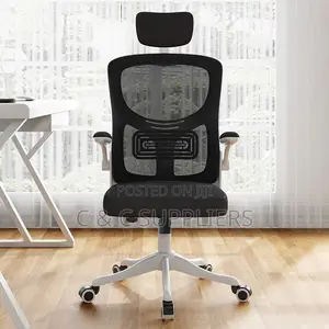 High Back Staff Mesh Seat With Flip Armrest