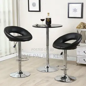 Bar Stool; Upholstered Leather Stool for Kitchen and Restaurant Use