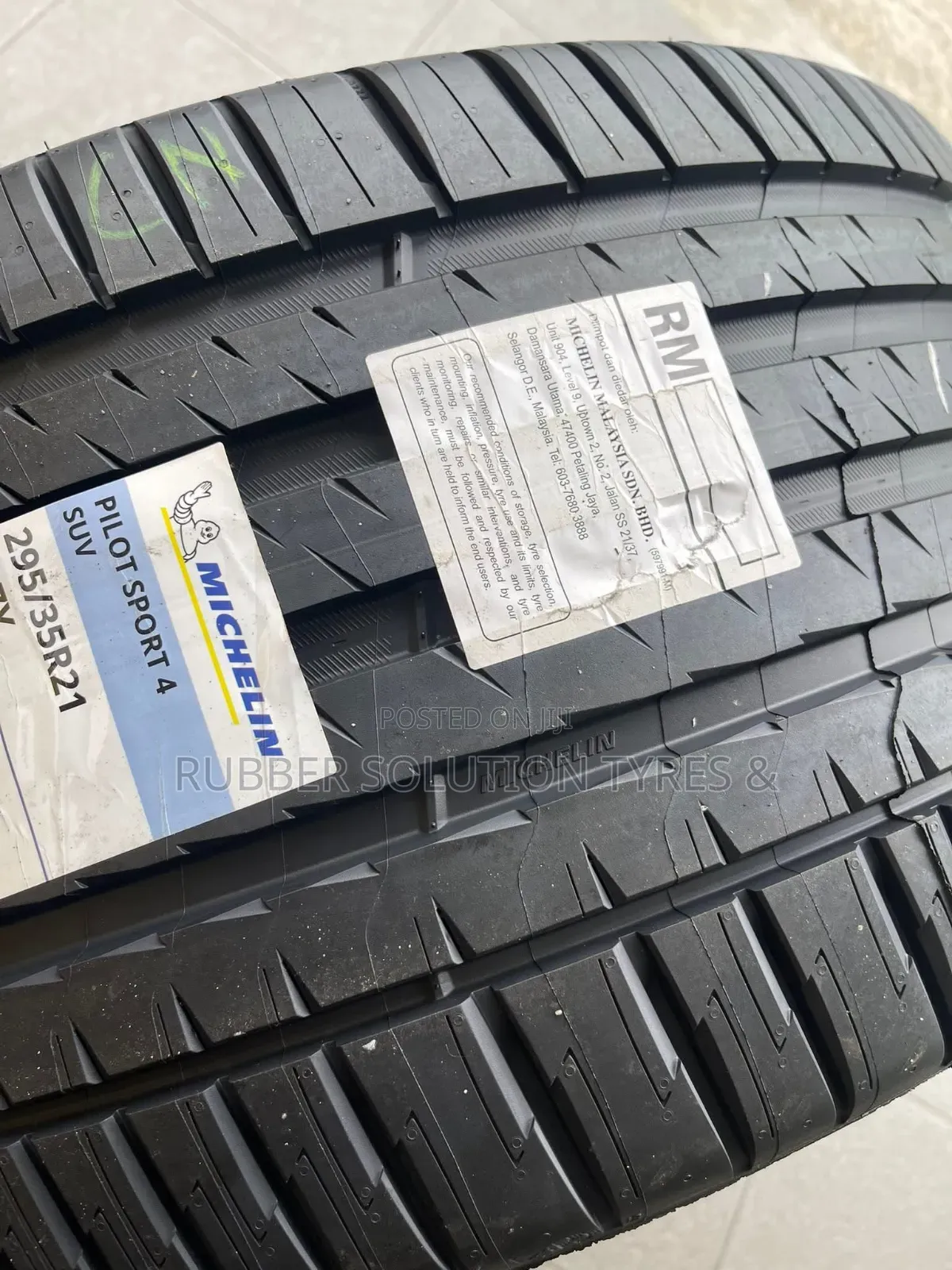 295 /35 R21 Michelin Tyres 107y Pilot Sport 4 SUV