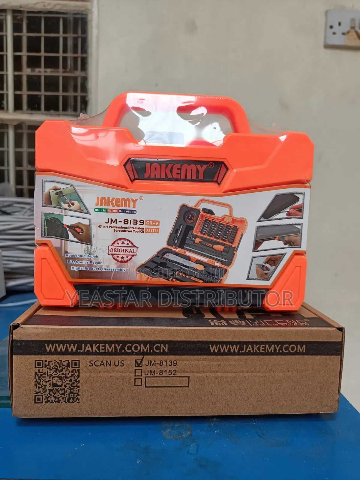 JAKEMY JM-8139 Professional Screwdriver Tool Kit