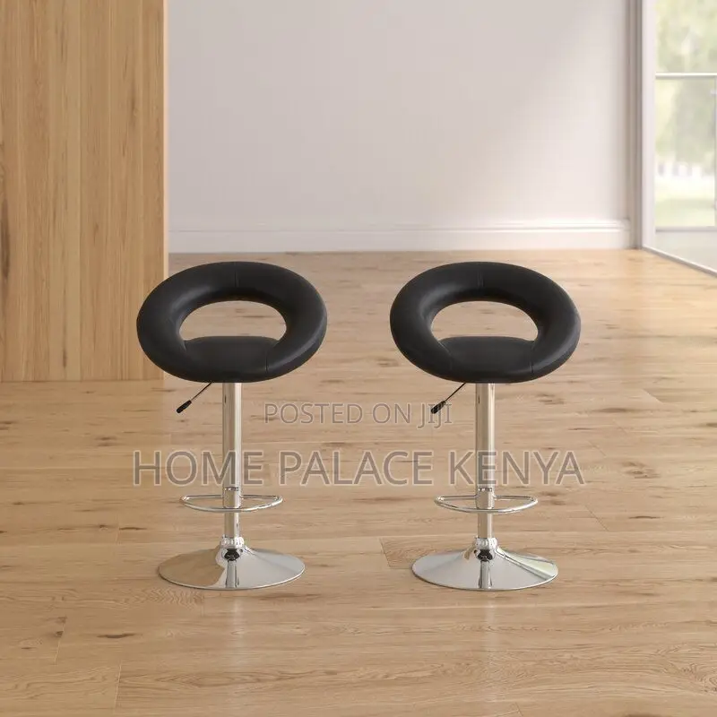 Bar Stool; Upholstered Leather Stool for Kitchen and Restaurant Use