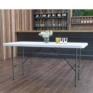 *Adjustable Foldable Table - 120*61*74 CMS