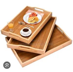 3- In -1 Bamboo Serving Trays
