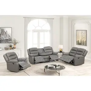 Sofas; Luxury 7 Seater Recliner Sofa Set for Modern Living Rooms