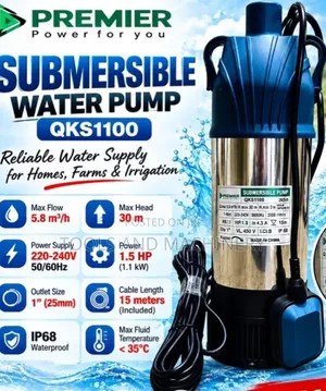 New Brand Premier Submersible Water Pump/1.5hp Submersible Water Pump