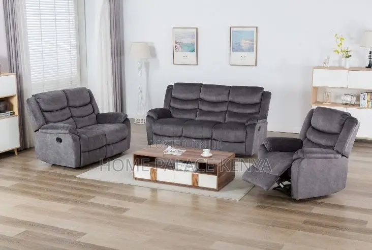 Sofas; Luxury 7 Seater Recliner Sofa Set for Modern Living Rooms