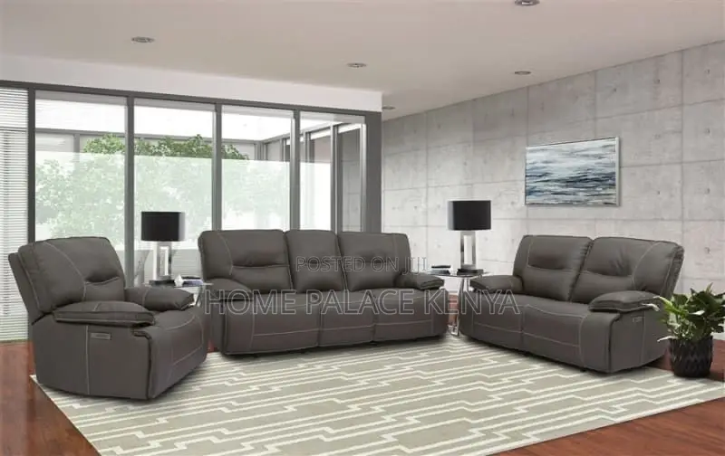 Sofas; Luxury 7 Seater Recliner Sofa Set for Modern Living Rooms