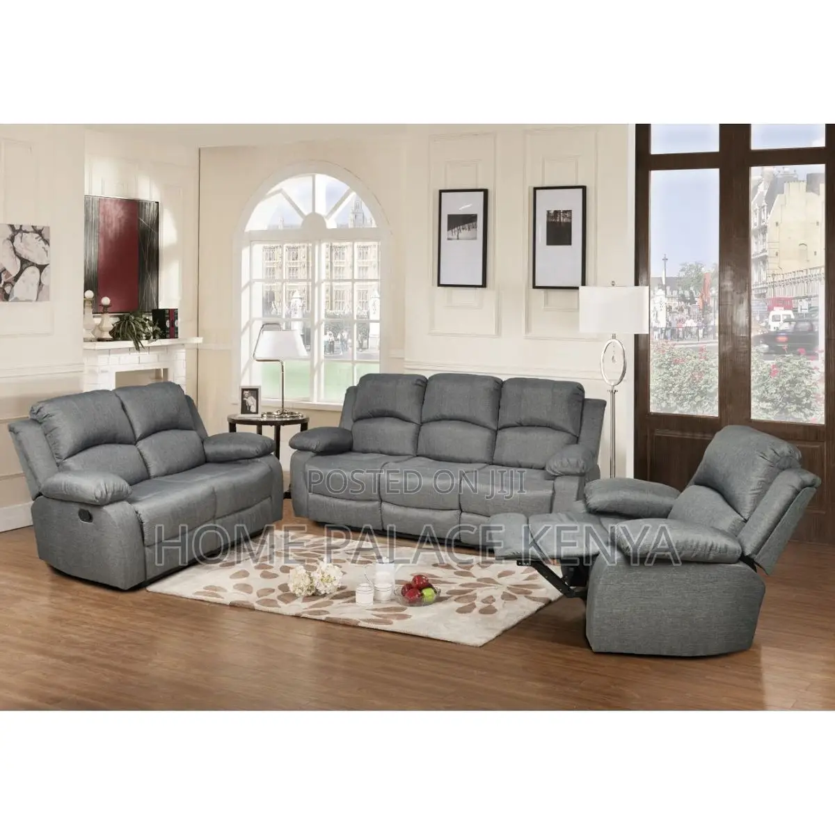 Sofas; Luxury 7 Seater Recliner Sofa Set for Modern Living Rooms