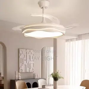 Modern Chandelier Led 3 Color Led Ceiling Fan With Light