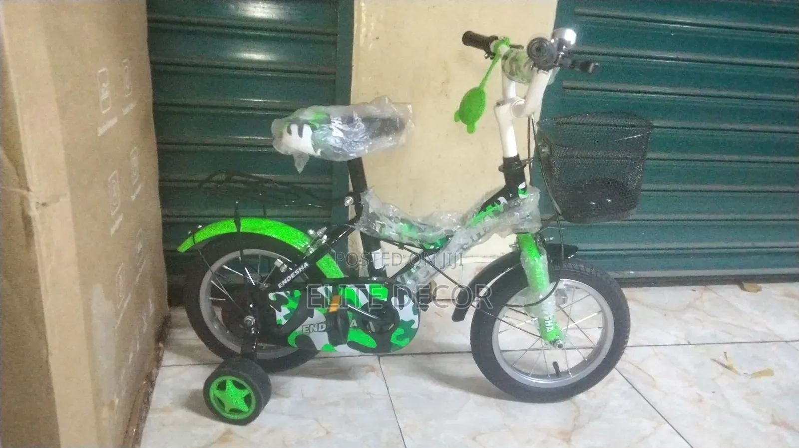 Endesha Kids Bicycle Size 12"– | Training Wheels