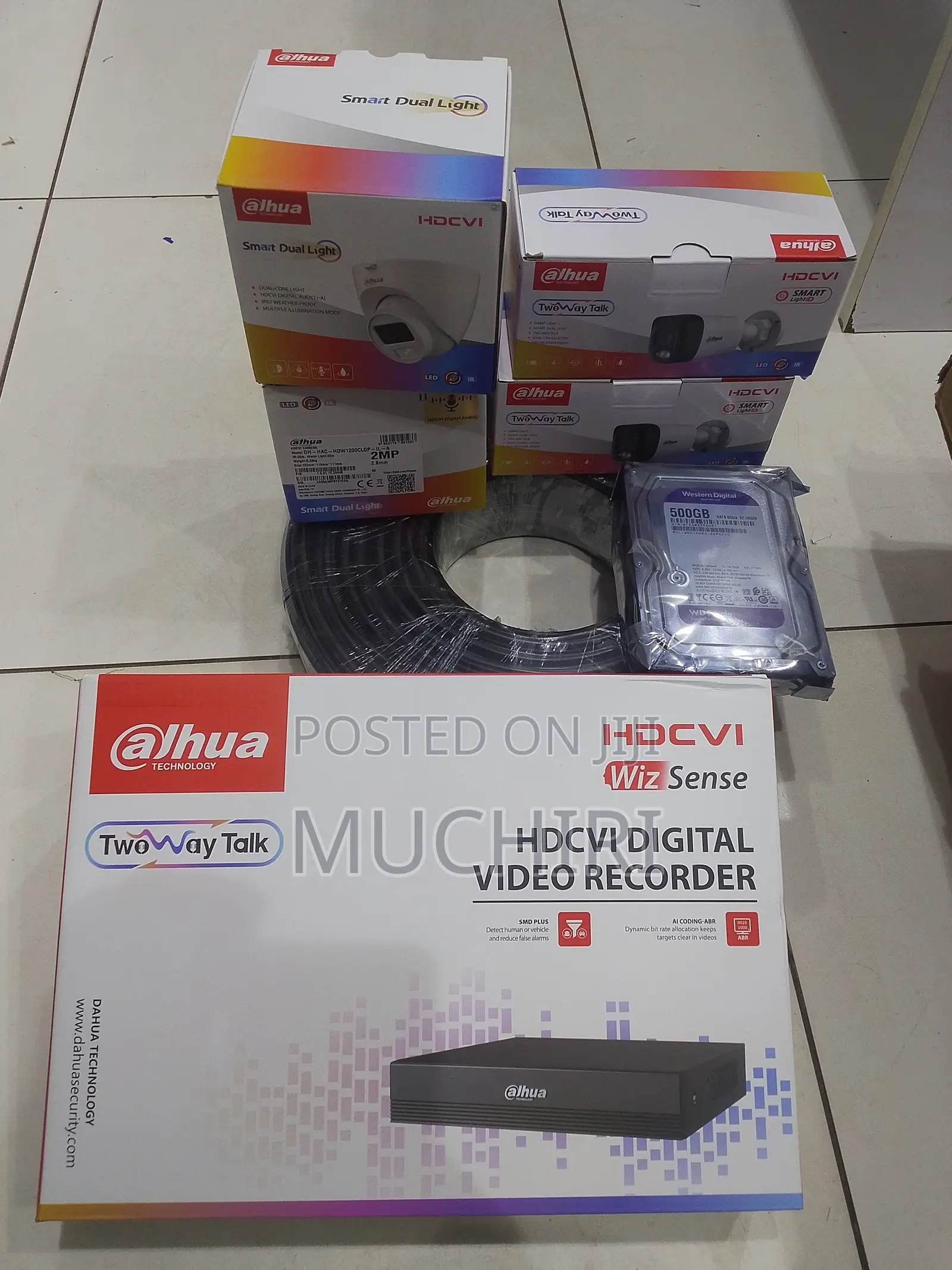 Dahua Smart Dual 4 Channel Security Cameras With Audio