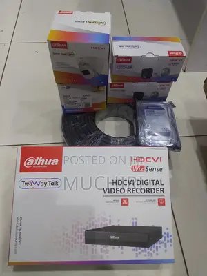 Dahua Smart Dual 4 Channel Security Cameras With Audio