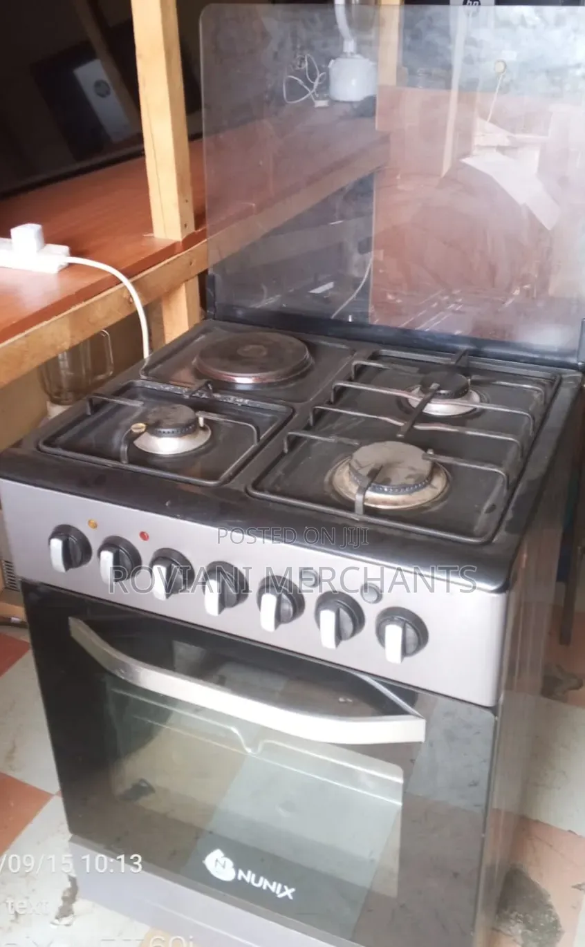 Nunix 3 Gas + 1 Electric Cooker 60x60