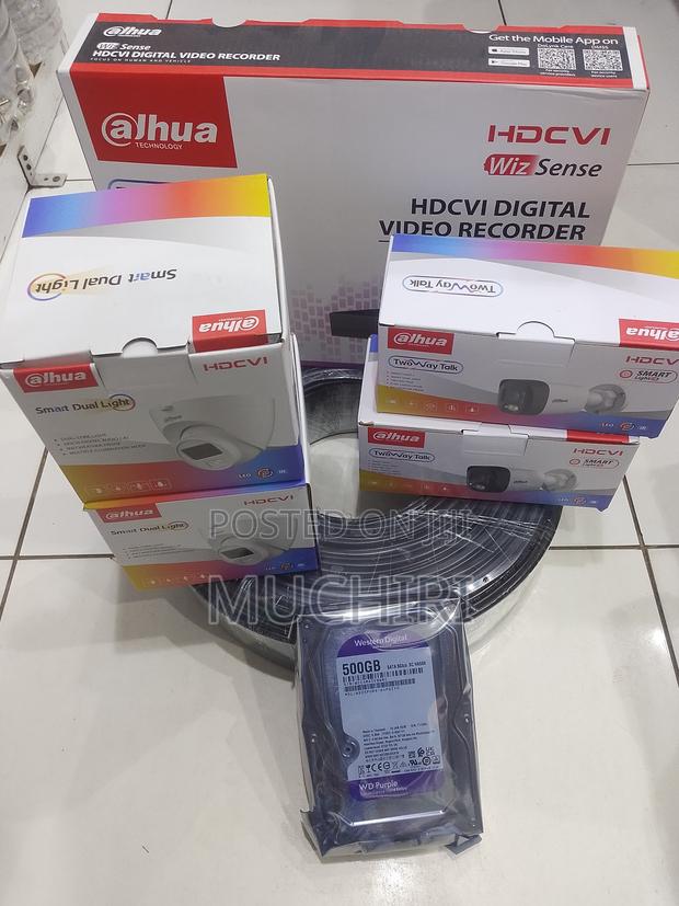 Dahua 4 Channel Full Color CCTV Kit With Smart Remote Phone Access