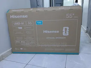 Hisense 55'' Inches Smart UHD Frameless LED TV, YouTube, Netflix