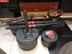 Adjustable 4-in-1 or 6-in-1 Dumbbell, Barbell, and Kettlebell