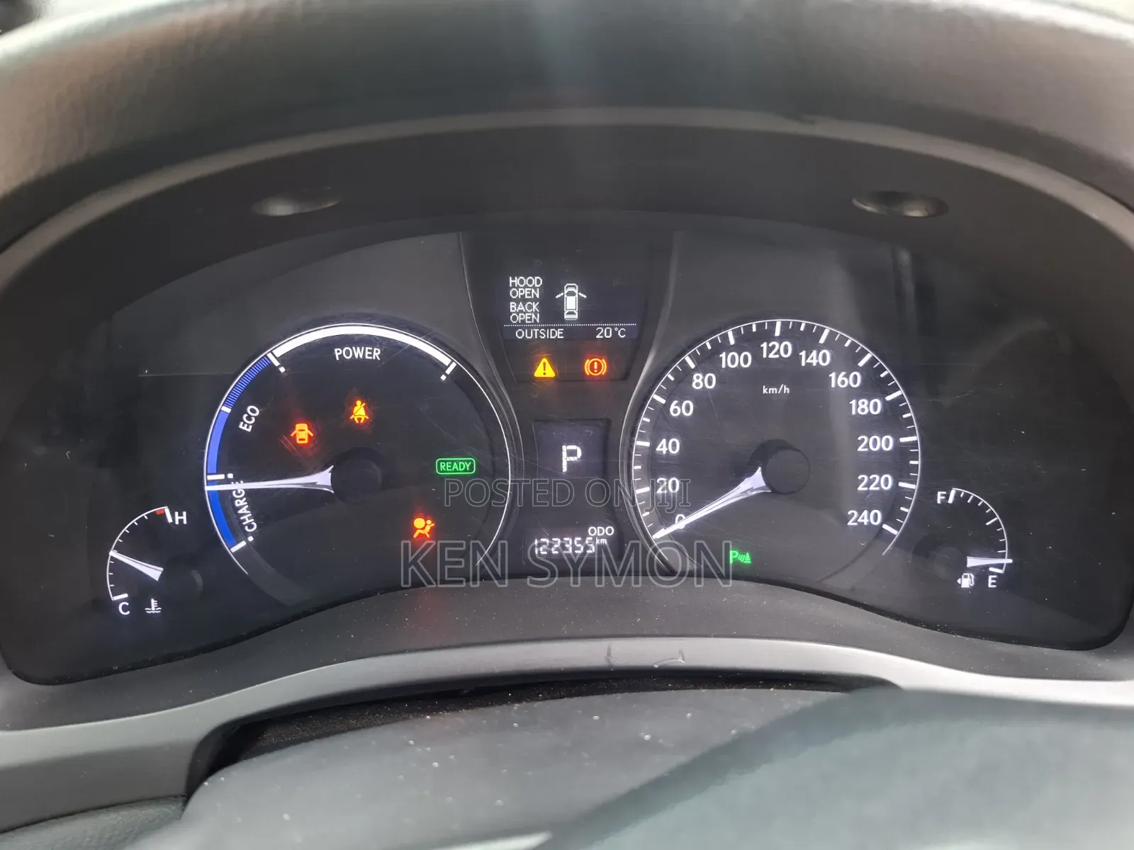 Lexus RX 450H AWD 2012 Silver