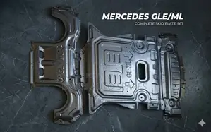 Heavy-Duty Steel Engine Sump Guard Mercedes-Benz GL/GLE and ML-Class